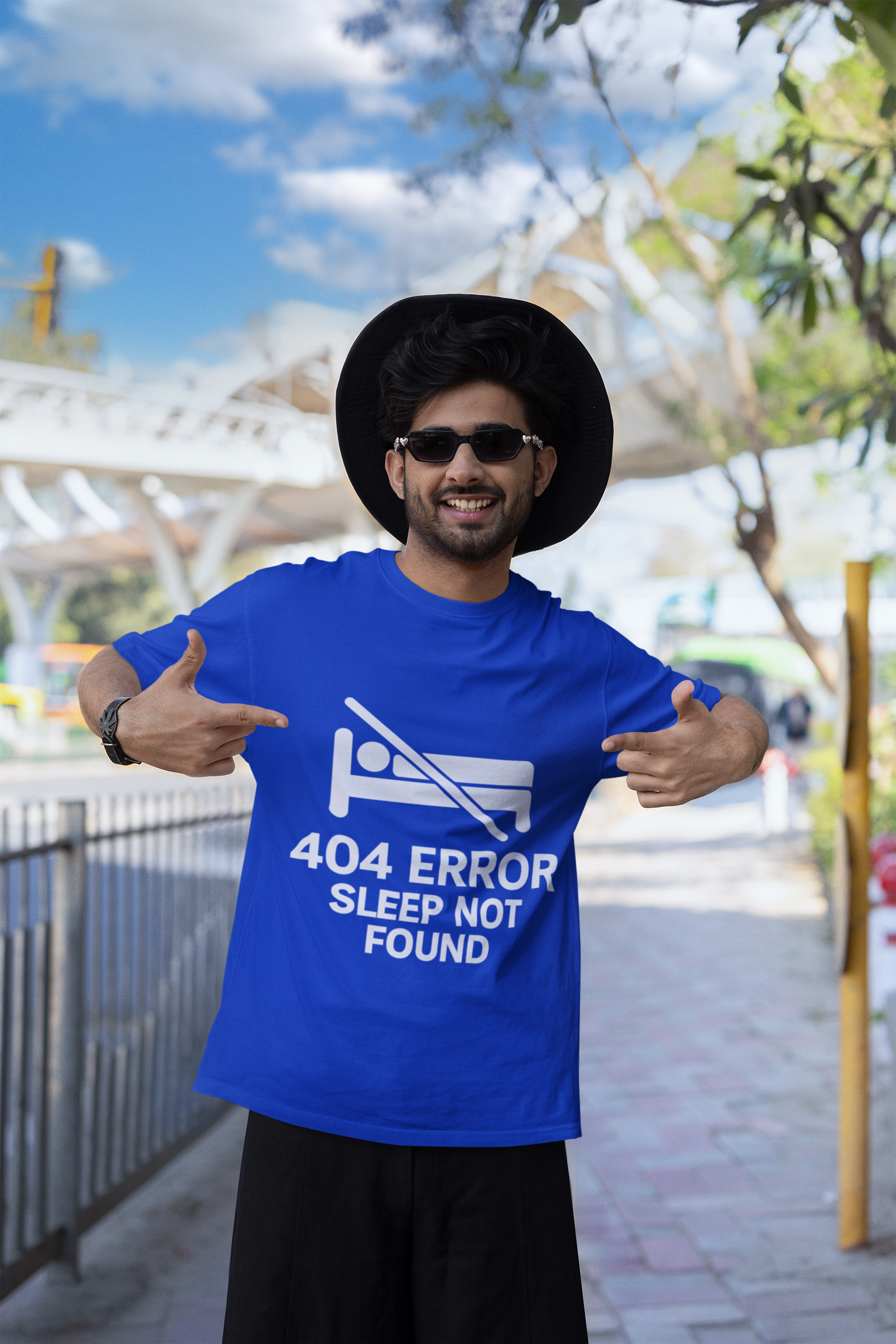 Error Sleep Not Found T-Shirt – Funny Oversized Tee | 100% Cotton 240 GSM