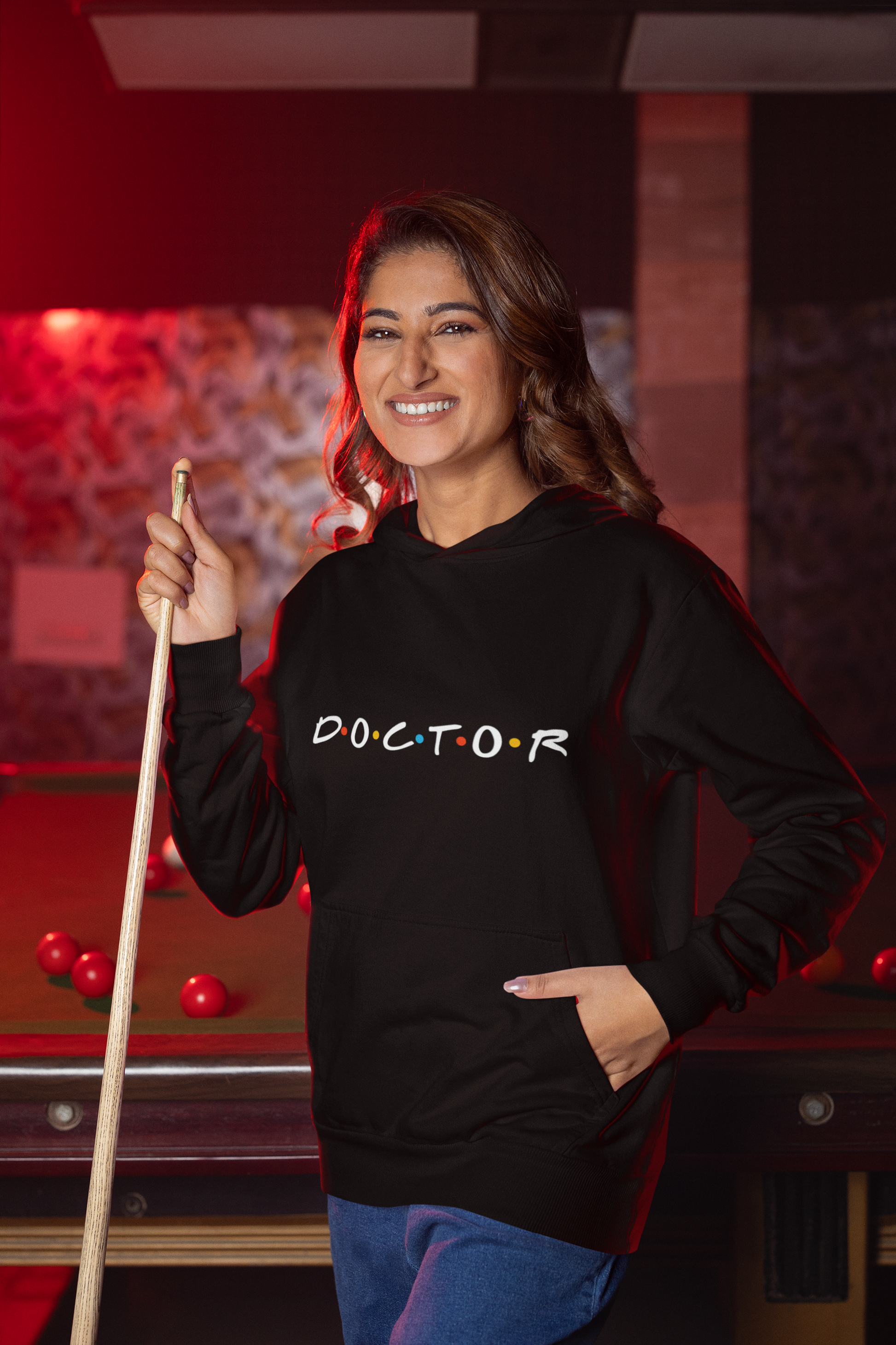DOCTOR Hoodie - Friends TV Show Inspired Pullover | Unisex Medical Hoodie