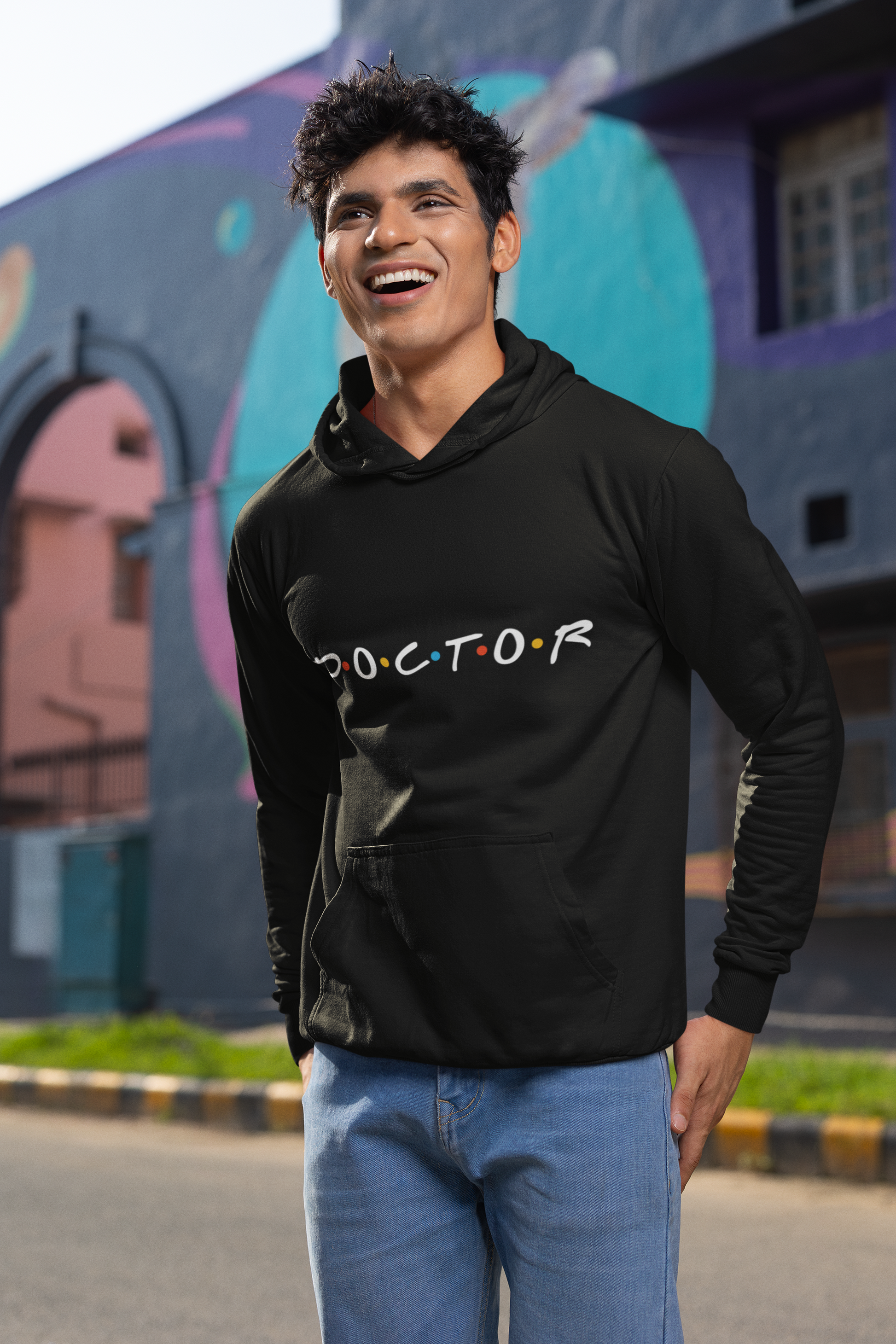 DOCTOR Hoodie - Friends TV Show Inspired Pullover | Unisex Medical Hoodie