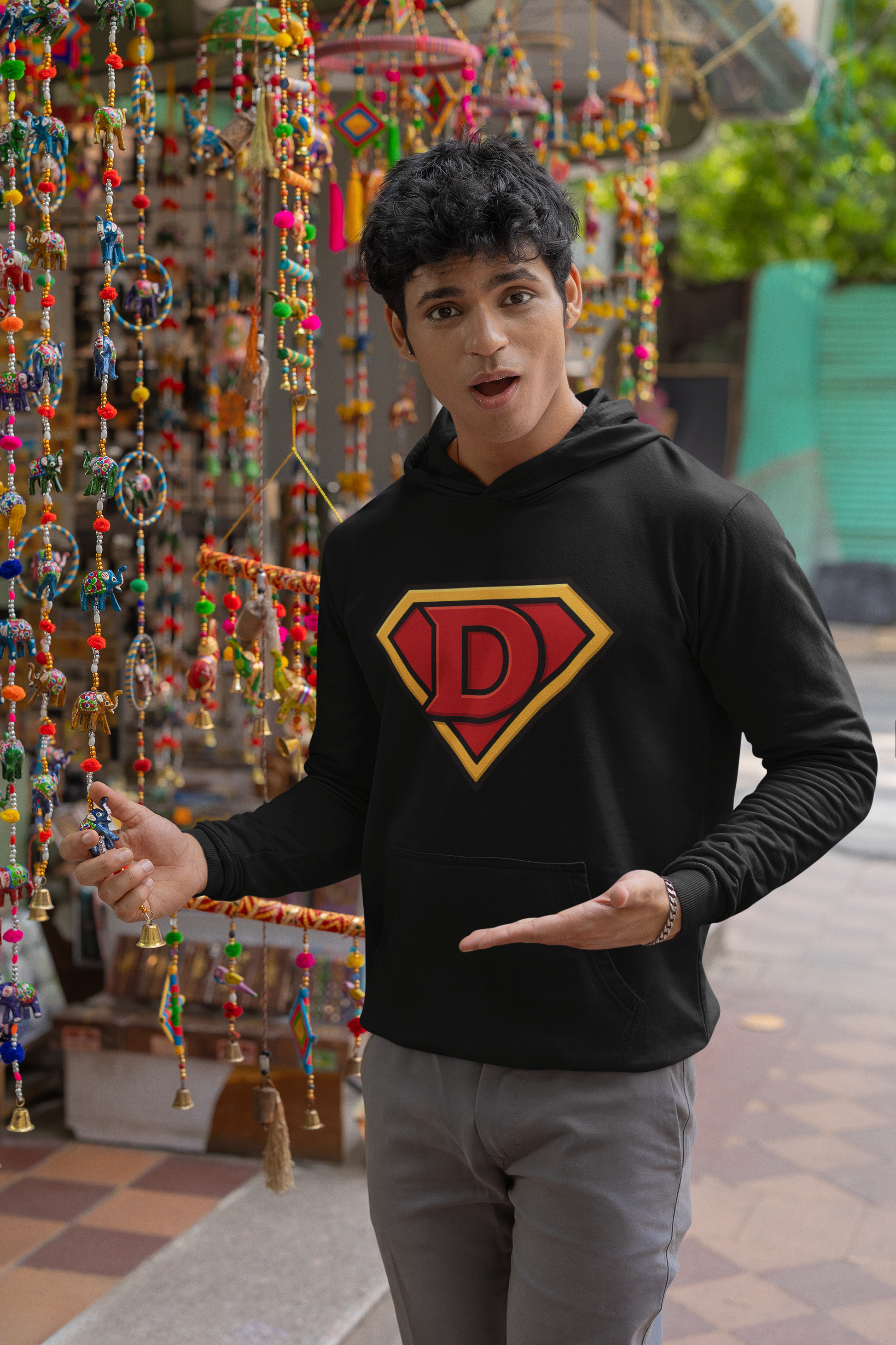 Super Doc Hoodie – D Logo Pullover for Doctors | Hero Style Sweatshirt