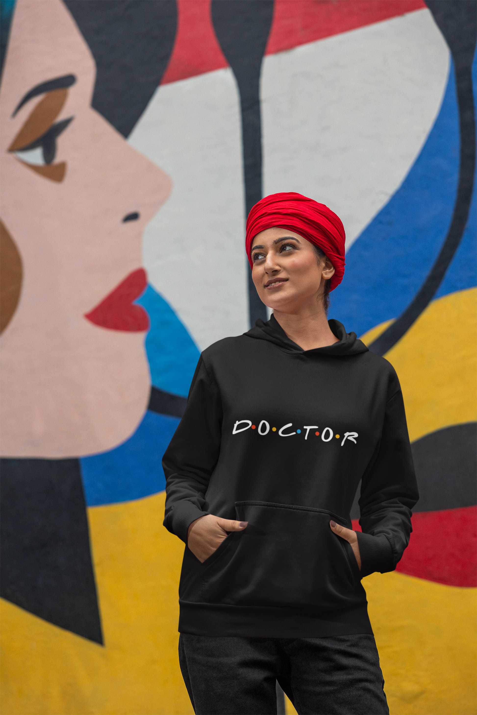 DOCTOR Hoodie - Friends TV Show Inspired Pullover | Unisex Medical Hoodie
