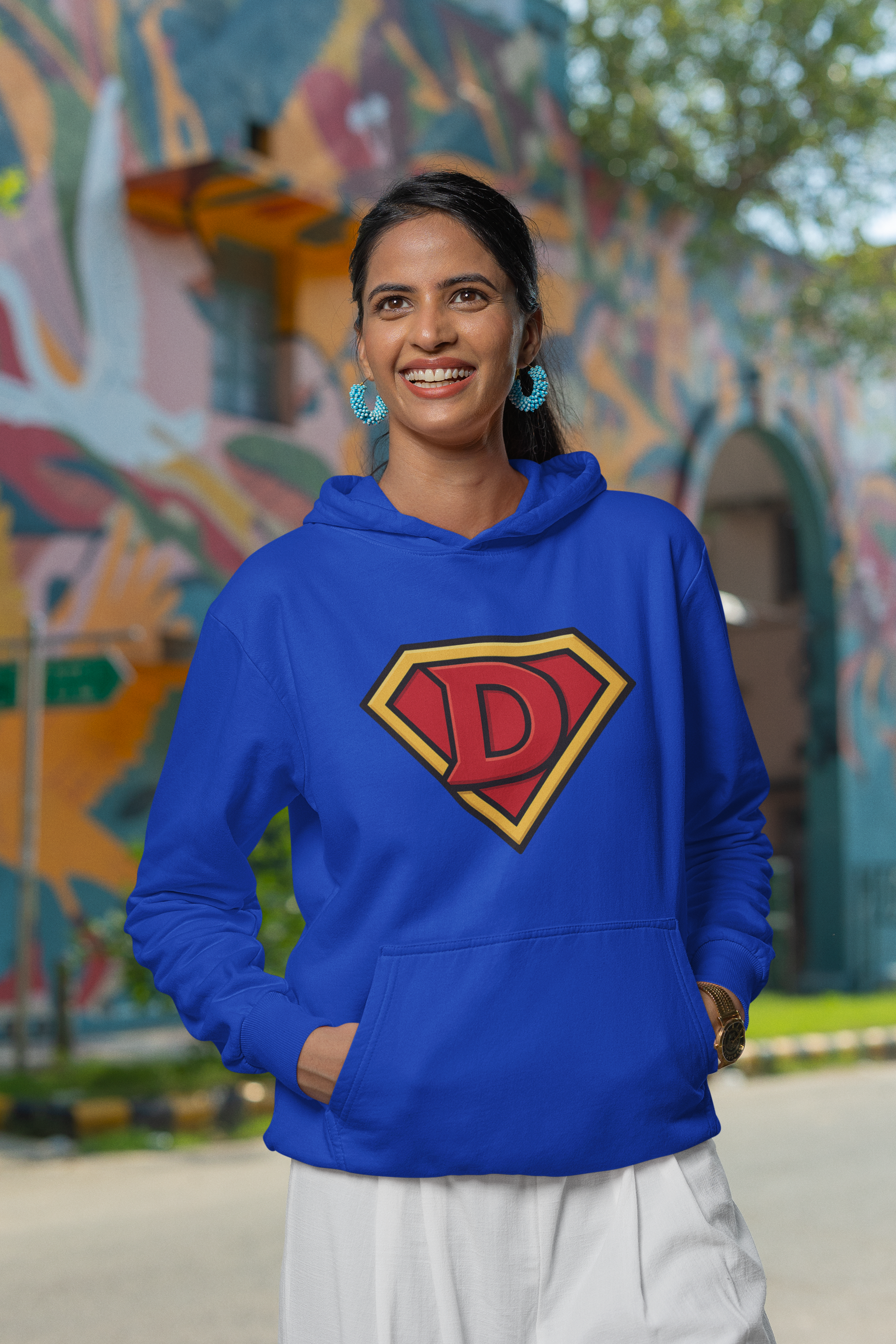 Super Doc Hoodie – D Logo Pullover for Doctors | Hero Style Sweatshirt